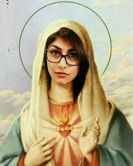 Lady Mary Porn - Porn star irritates netizens by superimposing her face on Virgin Mary