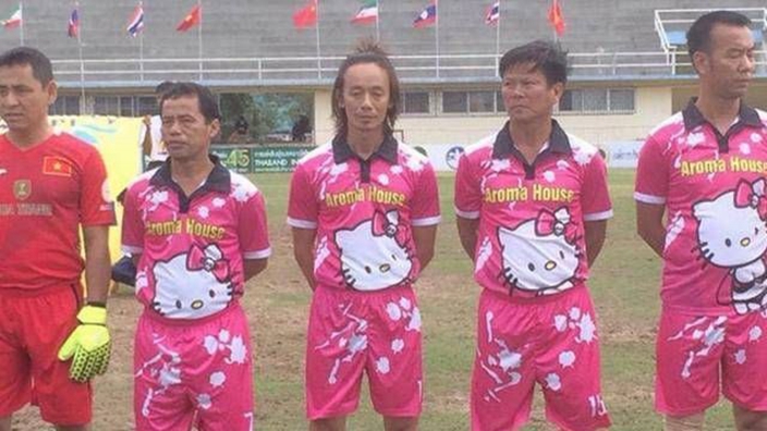 pink jersey football