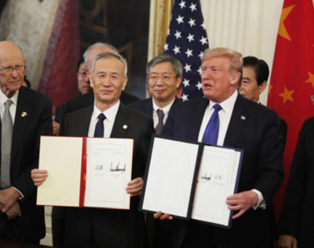 On January 15, 2020, China and the United States signed the first phase of the trade agreement.