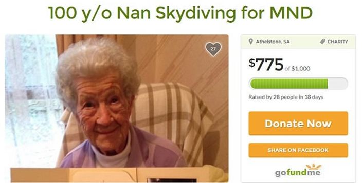 101 Year Old Grandma Sets World Record Taking On Over 4000meters High Skydive Funfeed 2117