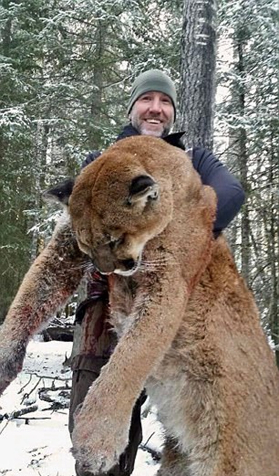 Canadian Tv Host Posting Photos Of Holding A Hunted Lion, Igniting 