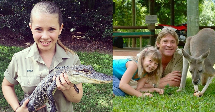 Daughter of the Crocodile Hunter dares to connect with animals like her ...