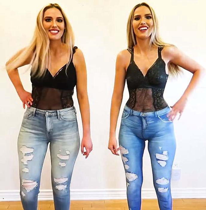 Identical twins walk down Hollywood in same outfit while one naked to wear ...