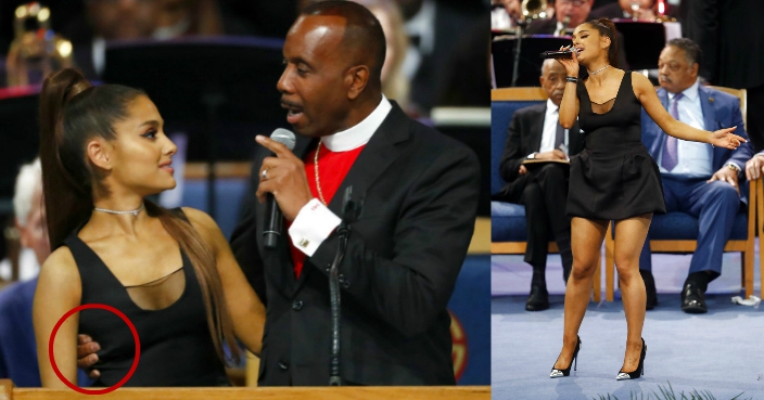 Bishop Apologises For Groping Ariana Grande At Aretha