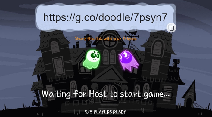 Today's Google Doodle is a Halloween multiplayer game