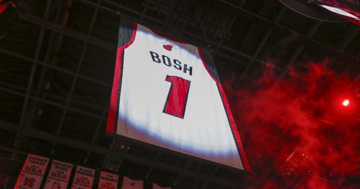 chris bosh jersey number