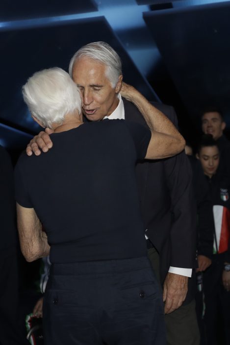 Armani unveils Italian Olympic team uniforms during MFW