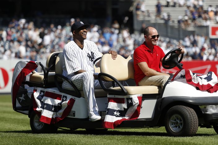 CC Sabathia sheds tears as family reads tributes