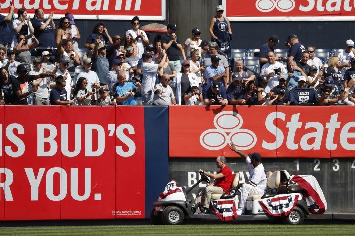 CC Sabathia sheds tears as family reads tributes