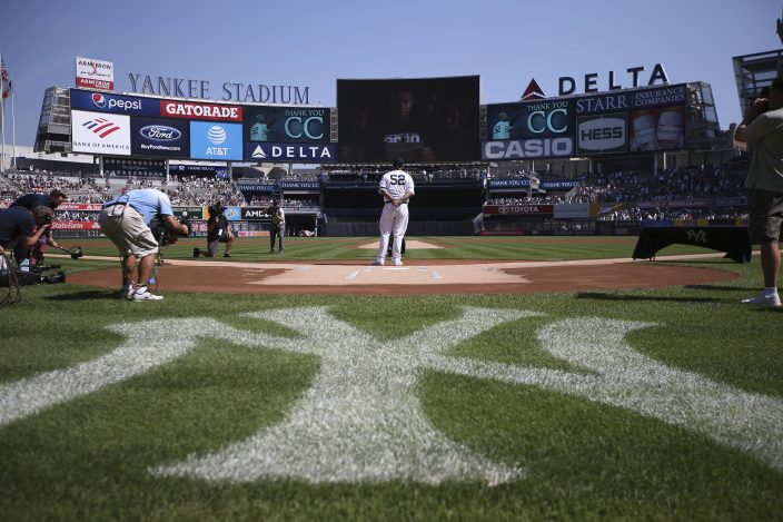 CC Sabathia sheds tears as family reads tributes