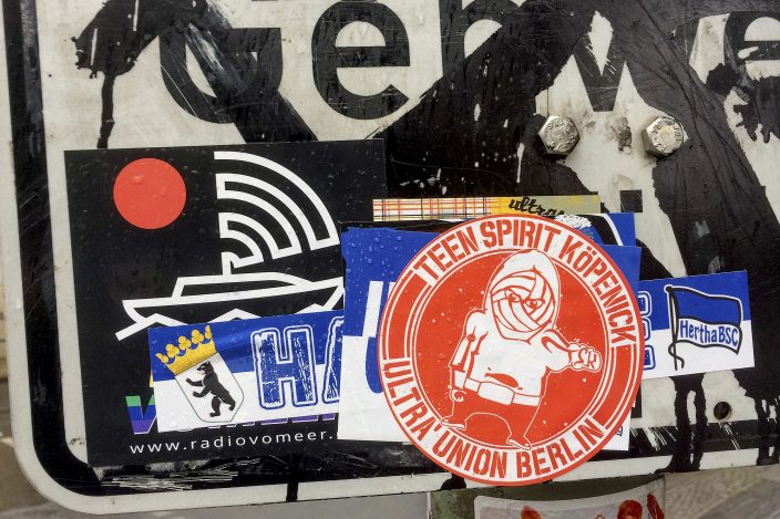 Hertha BSC Premier League Soccer Teams Logo Sticker Football Club Sticker 