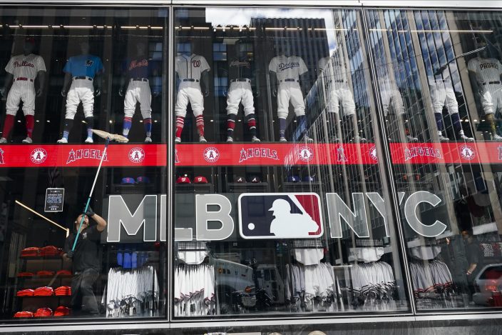 Retail Video Display for MLB Store