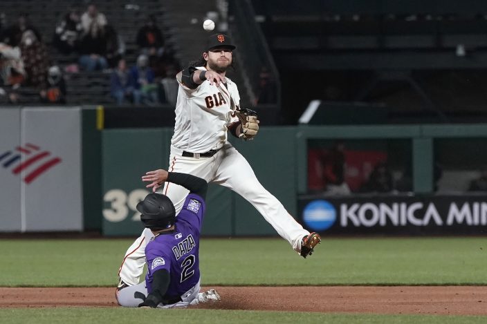 Brandon Crawford's 3-run homer sends Giants past Rockies 4-3