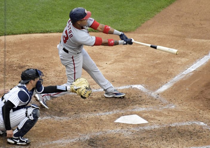 Stanton lifts Yanks to 2nd straight walk-off over Nats, 3-2