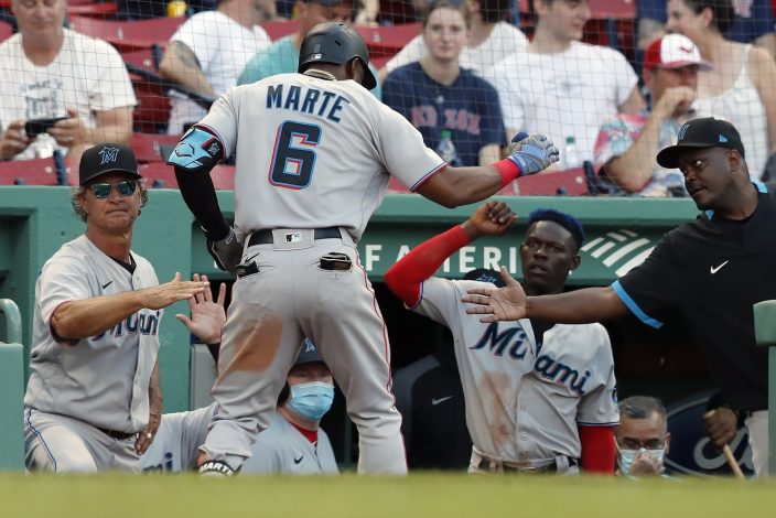 Red Sox beat Marlins with Fenway Park back to full capacity