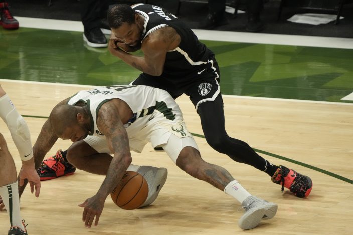 Bucks tie series with 107-96 Game 4 win as Nets lose ...