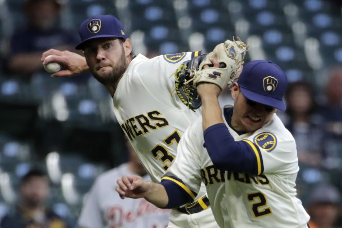 Brewers edge Tigers 3-2 in 10 innings for 5th straight win