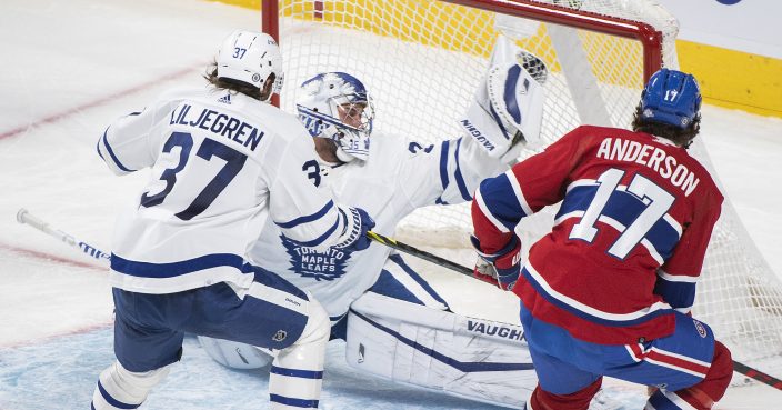 Paul Byron, Jake Allen (49 saves) lead Canadiens past Leafs
