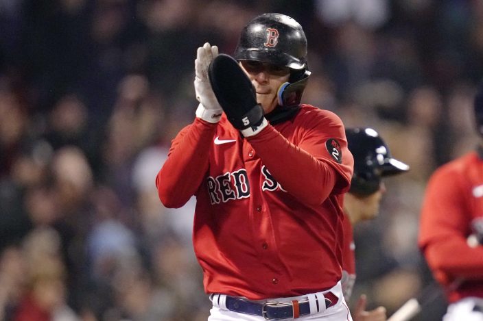 Red Sox edge Blue Jays 2-1 at Fenway with just 3 hits - The San Diego  Union-Tribune