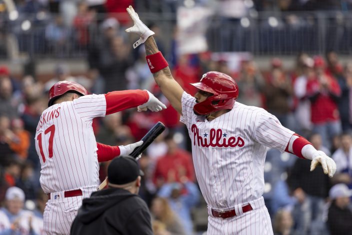 Castellanos' arm, Bohm's bat propel streaking Phillies to a season-high 9  games over .500 – NBC Sports Philadelphia