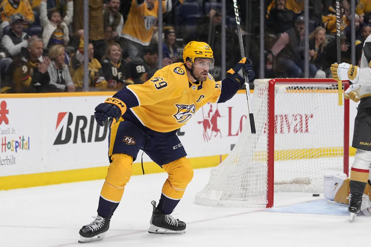 Josi scores OT winner to lead Predators to 5-4 victory over Vegas ...