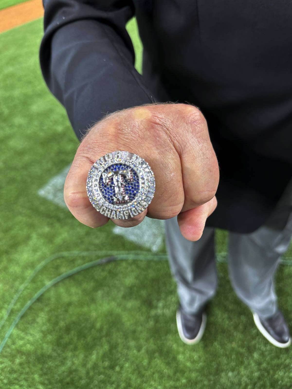 The Texas Rangers have finished the celebration by getting their World